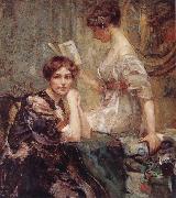 Colin Campbell Cooper Two Women oil painting on canvas